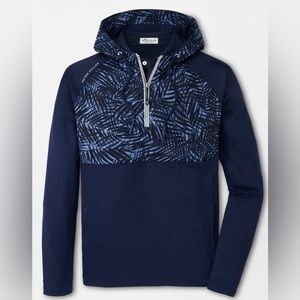 Peter Millar Weld Hybrid Half Zip Hoodie- Medium NWT RAREST